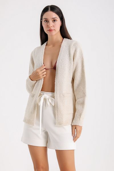 Barbara Baileys Glitter Acrylic Women's Cardigan