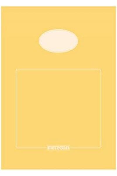 Mena Rise Diyar-Ifırsatshop A5 Cardboard Cover Notepad, Pastel Series, 80 Sheets, Plain, Yellow 1017157