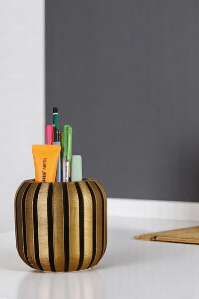 Evene Θήκη για στυλό Επιτραπέζια θήκη για στυλό Organizer Θήκη για στυλό Χρυσό Αντίκα Χρώμα Μοντέλο 79