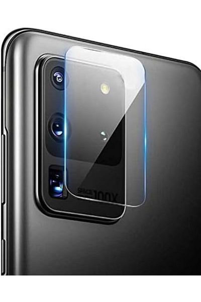Mena Rise Diyar-ıFırsatShop Galaxy S20 Ultra متوافق مع واقي الكاميرا الزجاجي (شفاف) 1017157