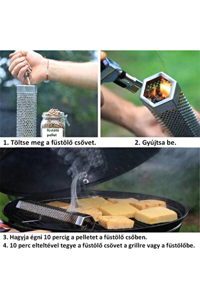 Perfect Home Tub de afumătoare pentru grătar