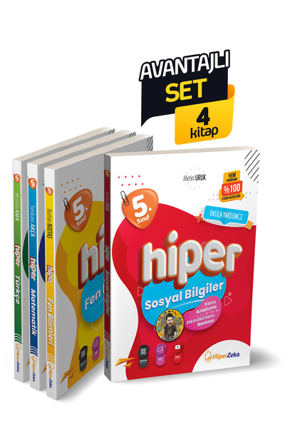 HiperZeka Avantajlı Set 2026 5. Sınıf Hiper Konu Anlatımlı Soru Bankaları