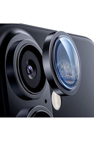 Mena Rise Diyar-ıFırsatShop مع إطار من سبائك الألومنيوم وصلابة 9H متوافق مع iPhone 16 و16 Plus