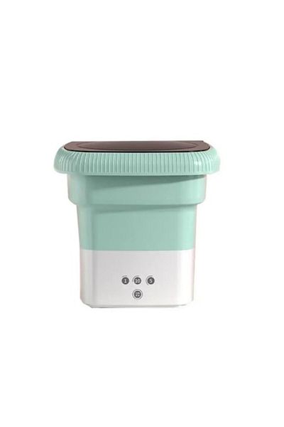 stuffix Mini Washing Machine Stuffix®, Portable and Foldable, 3 Washing Programs, Green/White