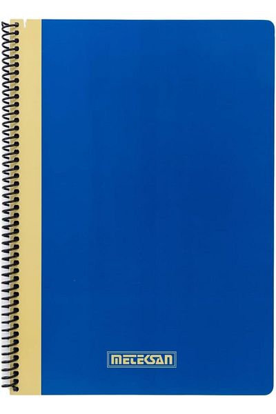 Mena Rise Diyar-Ifırsatshop Pruva Office Series, A4 120 Sheets Lined Cardboard Cover Pet Spiral Notebook, m