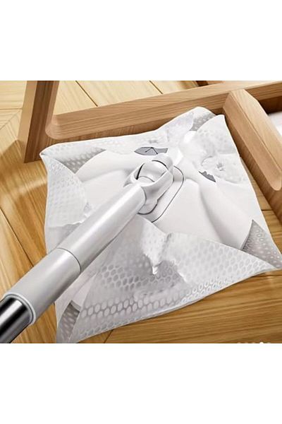 Mena Rise Multi-Purpose Telescopic Mop, Cleaning Tool with Easy Cloth Attachment, Glass, Floor