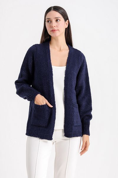 Barbara Baileys Glitter Acrylic Women's Cardigan