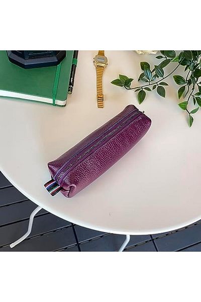 Mena Rise Diyar-Ifırsatshop Lana- Genuine Leather Pen Holder |   Makeup Bag |   Pupil Pencil Case 1017157