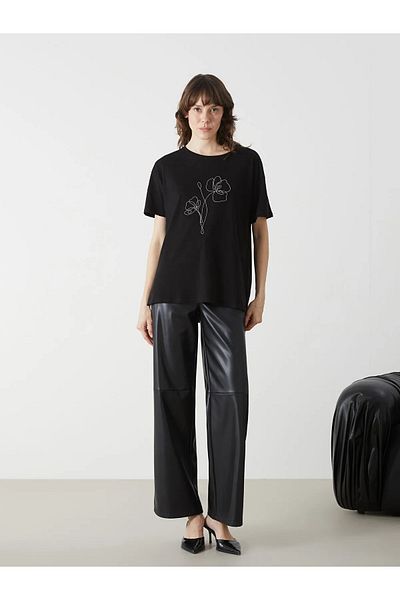 LC Waikiki Crew Neck Stone Women's T-Shirt