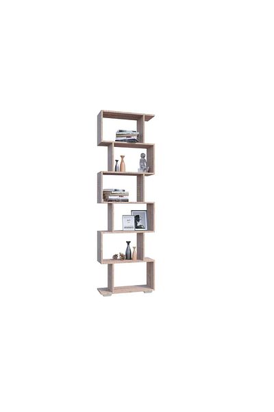 haaus.ro haaus Tokyo Shelf, 6 Drawers, Sonoma Oak, 60 x 24 x 196 cm