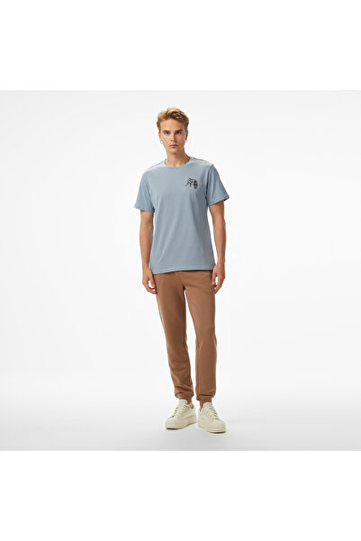 Converse Skeleton Party Erkek Mavi T-Shirt