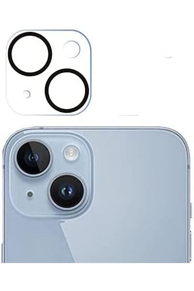 Mena Rise Diyar-ıFırsatShop Trend iPhone 14 و14 Plus متوافق مع واقي عدسة الكاميرا من الزجاج المقسى لحماية الكاميرا