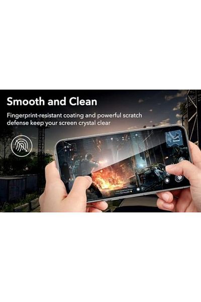 Mena Rise Diyar-ıFırsatShop Trend iPhone 16 Pro Max متوافق مع شاشة كاملة تغطي شاشة زجاجية كاملة