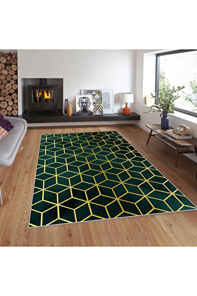 Exporgin Green Prism 3D digital printing non-slip floor mat