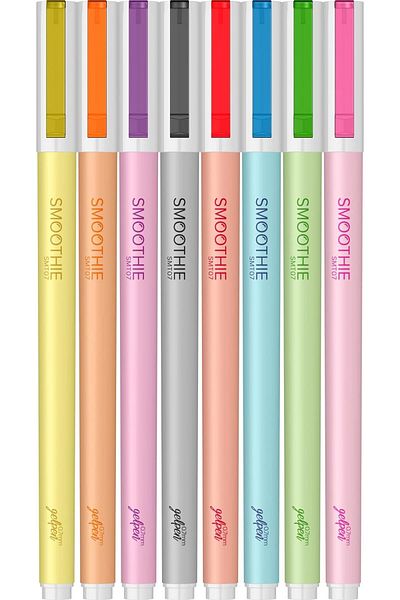 Mena Rise Sirinshop Office Smoothie Gel Pen 8 Pcs Blister 1108107