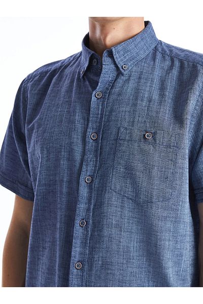 LC Waikiki Ανδρικό πουκάμισο Regular Fit Linen Blend