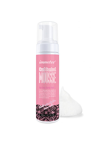 Immetee موس التحكم في الشعر المجعد، غير لزج ومرطب ومغذي لإصلاح الشعر المجعد، ...