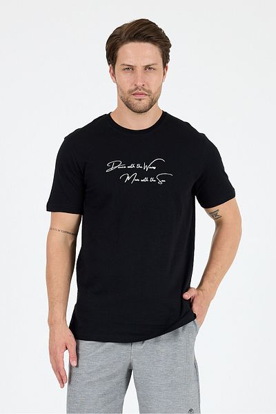 Rodi Men's 100% Cotton Crew Neck Short Sleeve Printed T-Shirt Comfortable and Stylish Casual Men's T-Shirt 0011