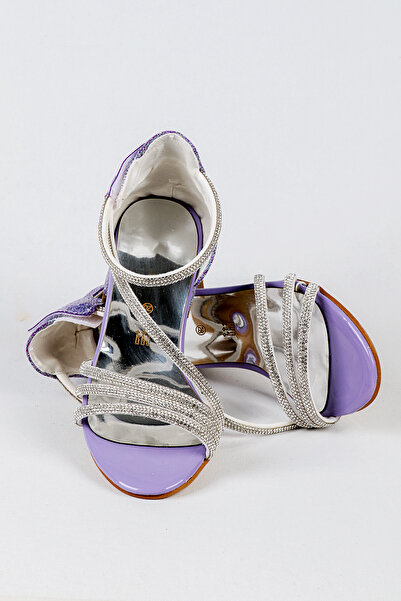 NeSe Shoes Girls' Heeled Shoes, 3 Stripes, Velcro, Evening Dress Shoes, Stylish, New Season