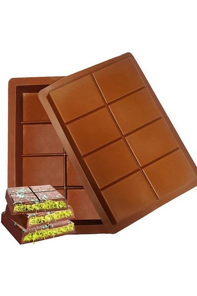 Mena Rise Silicone Dubai Chocolate Mold Easy Release Mold, Flexible and Durable (2