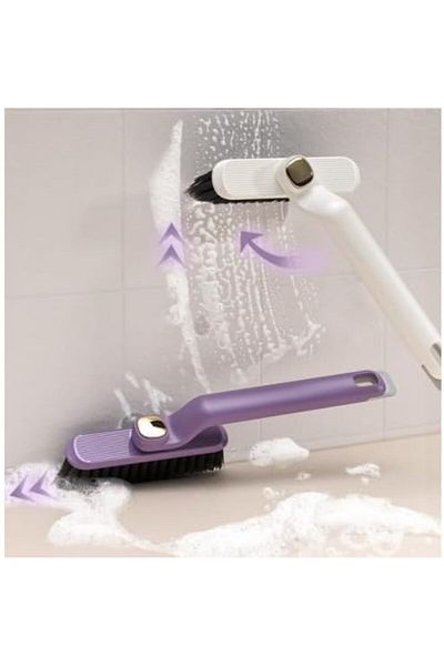Mena Rise Şirinshop Detailed Rotating Head Cleaning Brush with Tweezers, Tile Joints, Kitchen,