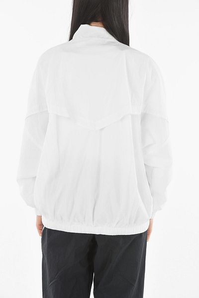Nike Logo Embroidered Solid Color Windbreaker Jacket