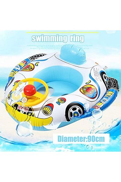 Toybox Kids Swimming Ring, PVC Safe Swimming Float , Portable Learning to Swim Children for Baby Kids 63x53