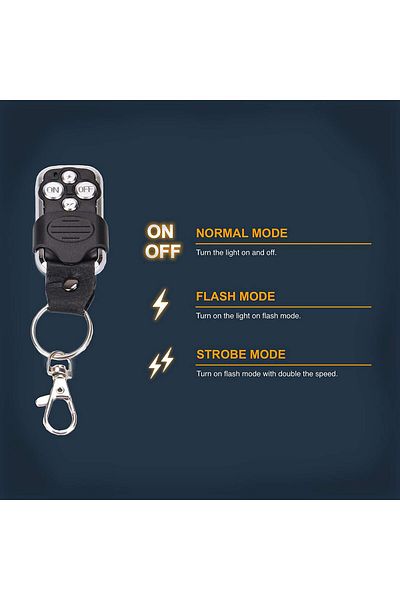 ideal STORE idealStore Remote Control and Wiring System for LED Projectors, On/Off, Strobe Game, 12V, 2 Pos