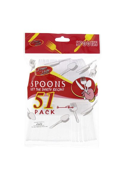 Homemate Home Mate Stainless Steel Spoons Set – 51 Pcs | 6.5” Teaspoons & 7” Tablespoons