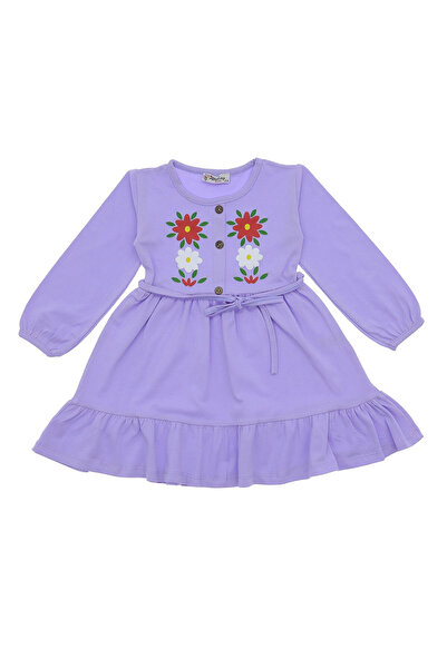 CRASSİ فستان بناتي زهري