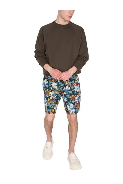 Ymc Bermuda With Floral Print