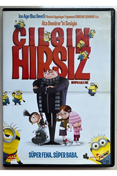 Universal Çılgın Hırsız Despicable Me Dvd Ata Demirer'in Sesiyle (Orjnal Döne...
