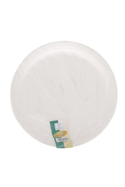 Homemate Home Mate Sugarcane Pulp Plates 10 Inch - 20pcs Eco-Friendly Disposable Plates