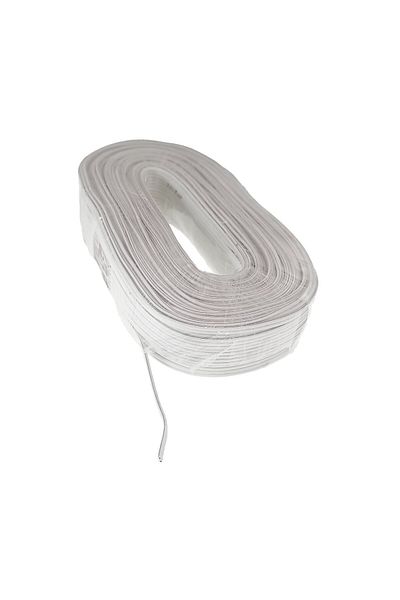 OEM Rola 100 m cablu pentru difuzor, bifilar, 2 x 1.5mmp, alb