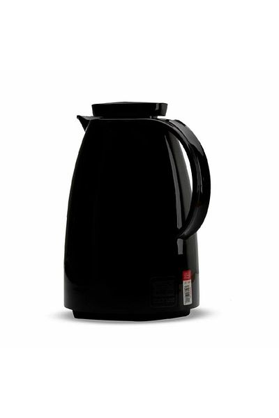 BASURRAH Black Glossy Tea Thermos 1.5L
