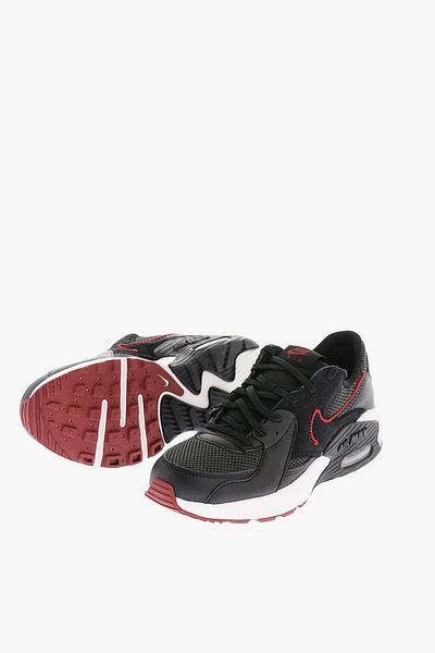 Nike Leather And Mesh Air Max Excee Low-Top Sneakers With Contras