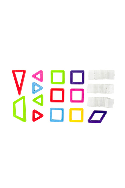 ideal STORE IdealStore Blocks Magnetik Building Set, 37 Multicolored Pieces, Stimulate Imagination and Create