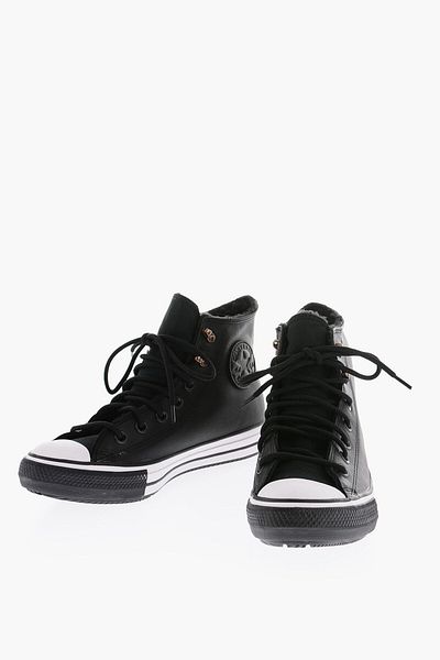 converse Converse Chuck Taylor All Star Faux Fur Intter High-Top Sneakers With