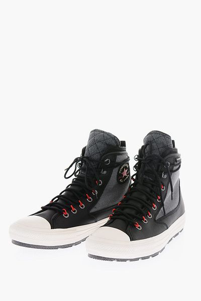converse Teniși Chuck Taylor All Star din piele texturată, cu talpă înaltă