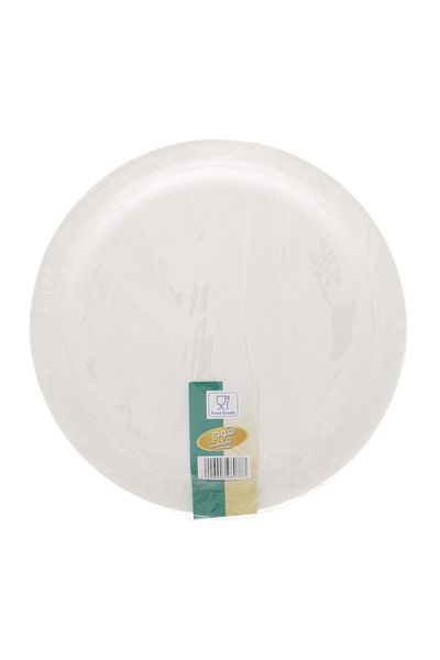 Homemate Home Mate 9-Inch Sugarcane Pulp Plates – 20pcs | Eco-Friendly, Compostable Plates