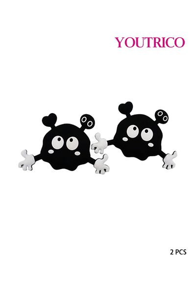 Youtrico 2pcs Shrugging Coal Ball Jibbitz Charms For Crocs - Slipper Ornament