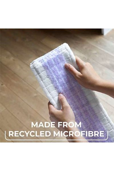 Vileda Vileda Ultramax Care 24255 flat mop refill, made of recycled microfiber, dimensions 26.5 x 15 x 2.7