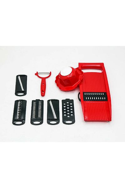 BASURRAH Red Multi-Purpose Cutter Set