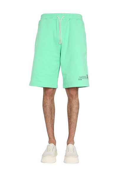 MSGM Fantastic Green Bermuda