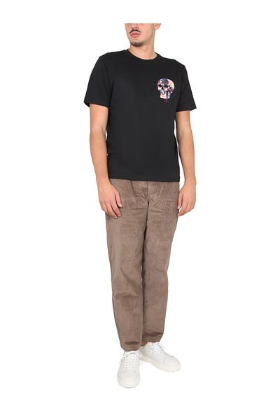 Paul Smith Tie Dye Skull Print T-Shirt
