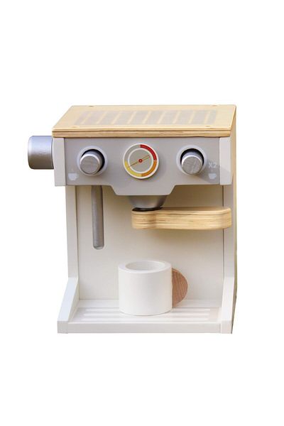 ideal STORE Montessori Wooden Coffee Maker for Children Little Barista ideal STORE, Size 18 x 14.6 x