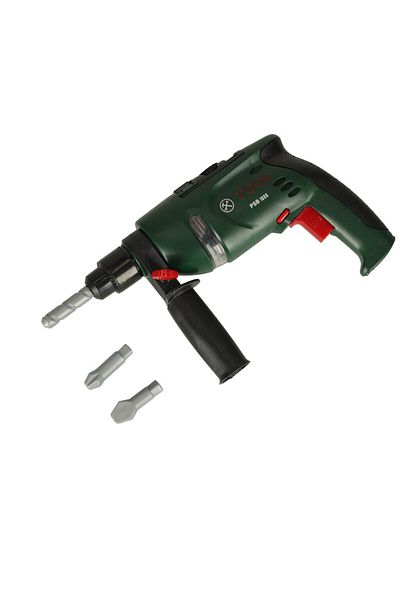 OEM Children's play tool set, DIY backpack and electric rotary hammer, 28 pieces, Green