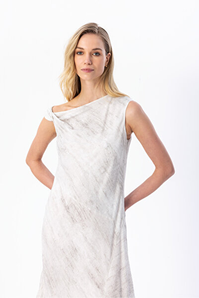 Berr-ın Асиметрична сукня Midi Dress Gri