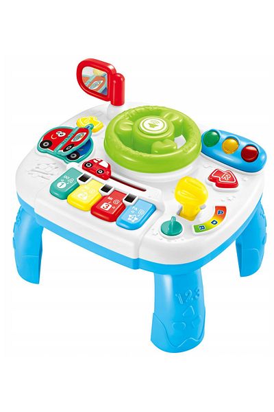 OEM Masuta interactiva idealStore 2in1 cu Volan, Pian, Oglinda, Semafor, Claxon, Schimbator Viteze, Stim