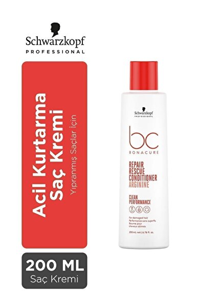 Bonacure Bc Clean Acil Kurtarma Saç Kremi 200ML